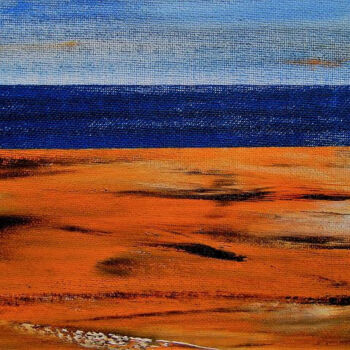 Malerei mit dem Titel "Meeres- und Strandl…" von Norbert Haß, Original-Kunstwerk, Öl