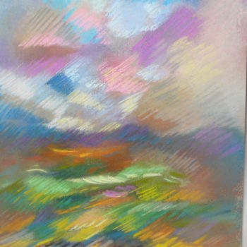 Peinture intitulée "Sans titre 11 - 2000" par Norbert Lafon, Œuvre d'art originale, Pastel