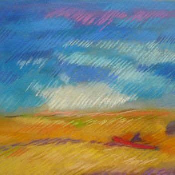 Peinture intitulée "Sans titre 27 - 2000" par Norbert Lafon, Œuvre d'art originale, Pastel