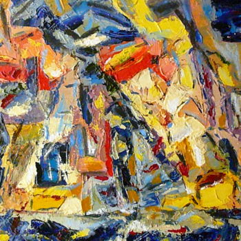 Painting titled "gaite.jpg" by Norbert Lafon, Original Artwork, Oil