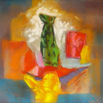Painting titled "une-vie-conforme-a-…" by Norbert Lafon, Original Artwork, Pastel