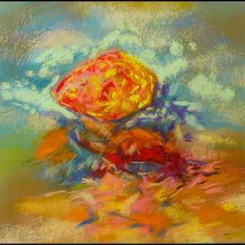 Painting titled "le-parasol.jpg" by Norbert Lafon, Original Artwork, Pastel