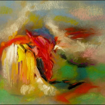 Pittura intitolato "mon-reve-realise.jpg" da Norbert Lafon, Opera d'arte originale, Pastello