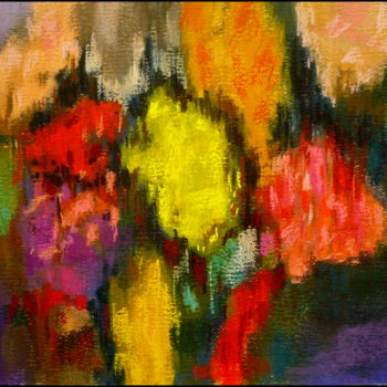 Pintura intitulada "amoureux-ensemblr-d…" por Norbert Lafon, Obras de arte originais, Pastel