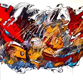 Malerei mit dem Titel "0x-1" von Norberto Moncarz, Original-Kunstwerk, Acryl