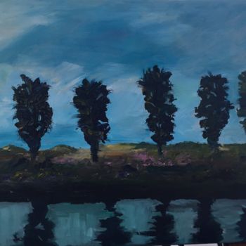 Malarstwo zatytułowany „Provence Countryside” autorstwa Noreen Schumann, Oryginalna praca, Olej