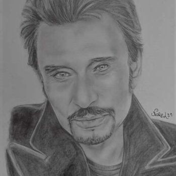 Drawing titled "Johnny" by Norel, Original Artwork, Graphite