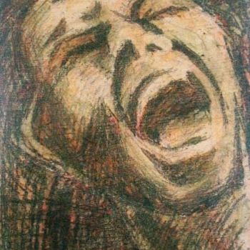 Malarstwo zatytułowany „"dolor"” autorstwa Norma Ascencio, Oryginalna praca, Olej