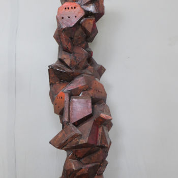 Sculpture titled "hotel-grigri-vu-1.j…" by Normand Hamel, Original Artwork, Wood