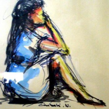 Painting titled "dessins_020.jpg" by Norredine Chebahi, Original Artwork