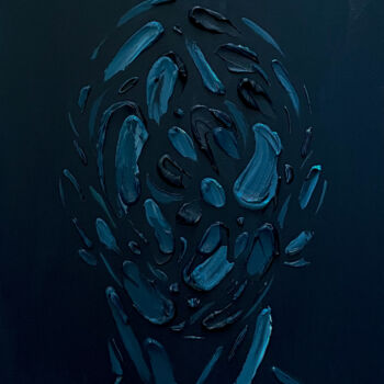 Malarstwo zatytułowany „Nameless 5722” autorstwa Norris Yim, Oryginalna praca, Akryl Zamontowany na Drewniana rama noszy