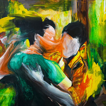 Peinture intitulée "The Last Dance" par Norris Yim, Œuvre d'art originale, Acrylique Monté sur Châssis en bois