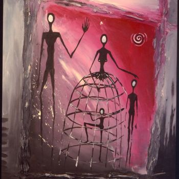 Painting titled ""familia"" by Mariano Barrile, Original Artwork
