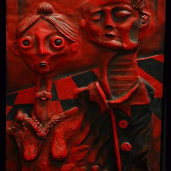 Painting titled "" casados"" by Mariano Barrile, Original Artwork
