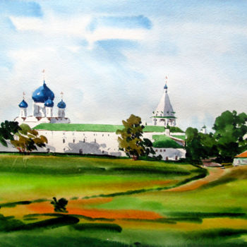 Painting titled "Рождественский Собо…" by Nosov Fiodor, Original Artwork