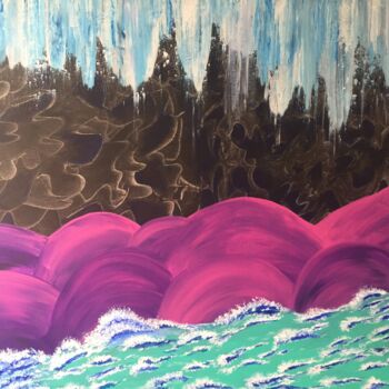 Painting titled "Apocalypse" by Noura D.K, Original Artwork, Acrylic