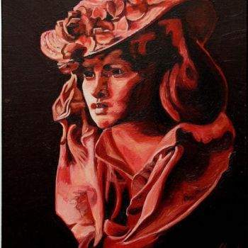 Painting titled "A toi Camille" by Noura Ghoul, Original Artwork, Oil