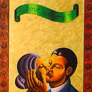 Painting titled "Love, Anyone?" by Marcelo Novo, Original Artwork