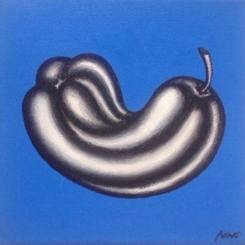 Painting titled "FRUTO #4" by Marcelo Novo, Original Artwork, Acrylic