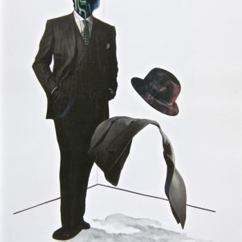 Collages titled "SUITED UP" by Marcelo Novo, Original Artwork, Paper