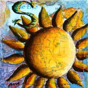 Painting titled "SOLCITO" by Marcelo Novo, Original Artwork