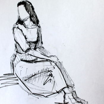 Drawing titled "Charity. Picture 3.…" by Tatyana Zorina, Original Artwork, Ink