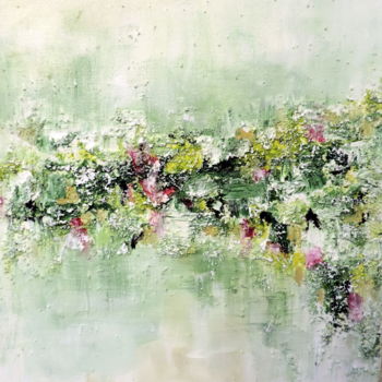 Картина под названием "Un air de printemps…" - Nicole Spiraers, Подлинное произведение искусства, Акрил Установлен на Деревя…