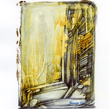 Desenho intitulada "Dérouillage" por Nuage 40, Obras de arte originais, Canetac de aerossol