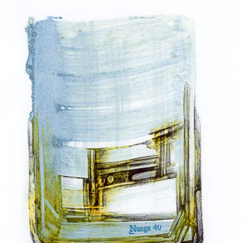 Dessin intitulée "Cylindre de révolut…" par Nuage 40, Œuvre d'art originale, Stylo à bille