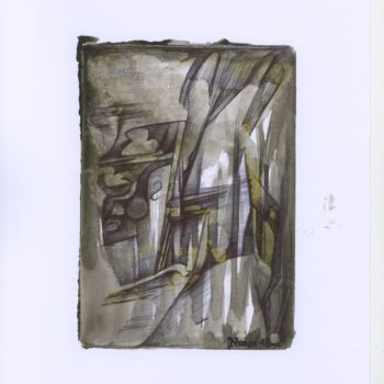Dessin intitulée "GARG'OUILLE" par Nuage 40, Œuvre d'art originale, Stylo à bille