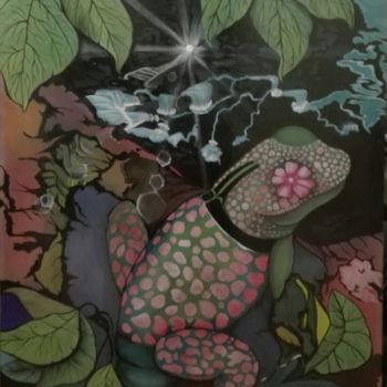 绘画 标题为“La couleur sous tou…” 由Aa. Meriem, 原创艺术品