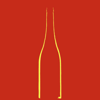Photographie intitulée "Pop rouge Bourgonne" par Nuancesdenuits, Œuvre d'art originale, Photographie numérique