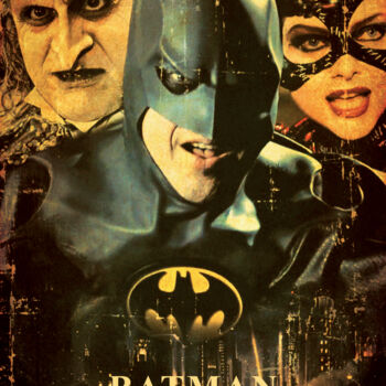Digitale Kunst getiteld "Batman Returns (199…" door Nuansa Art, Origineel Kunstwerk, 2D Digital Work