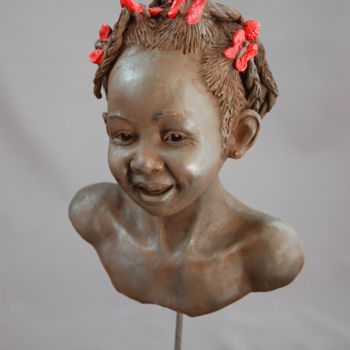 Скульптура под названием "Sarah" - Nunco, Подлинное произведение искусства