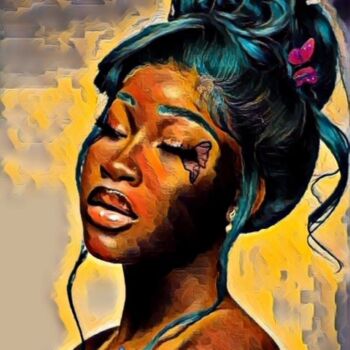 Digital Arts με τίτλο "Beauty_goddess" από Nwachukwu Sopuluchi, Αυθεντικά έργα τέχνης, Ψηφιακή ζωγραφική