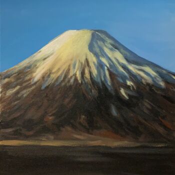 Peinture intitulée "Fuji" par Nyko, Œuvre d'art originale, Acrylique
