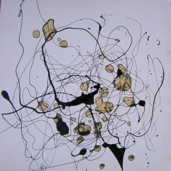 「recherche d'abstrac…」というタイトルの絵画 Nykoによって, オリジナルのアートワーク