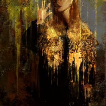 Digital Arts titled "Gold" by Vince D, Original Artwork, Digital Painting