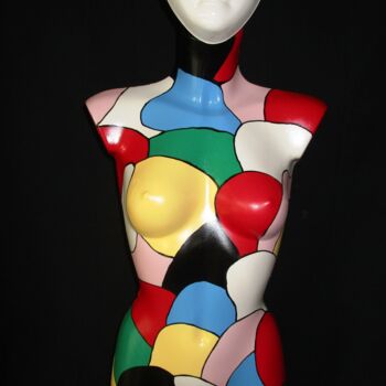 Skulptur mit dem Titel "Katia" von Nyls  Eliot, Original-Kunstwerk, Kunststoff