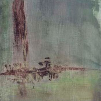 Pintura titulada "paysage aquatique" por Nyna Loupiac, Obra de arte original, Oleo