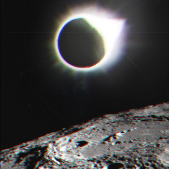 Digital Arts titled "Eclipse" by Fabio Rotolo, Original Artwork, Photo Montage