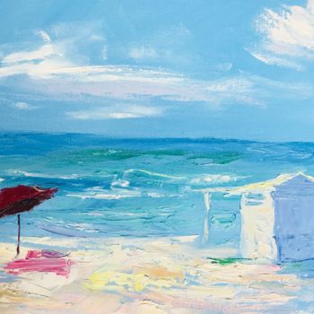 「Miami Beach Paintin…」というタイトルの絵画 Olga Chernetsovaによって, オリジナルのアートワーク, オイル