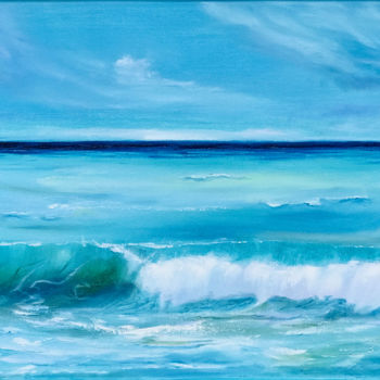 제목이 "Ocean Painting Wave…"인 미술작품 Olga Chernetsova로, 원작, 기름