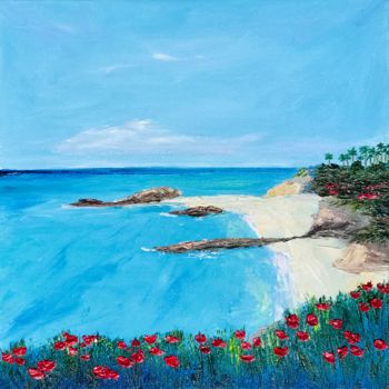 Painting titled "Laguna Beach Painti…" by Olga Chernetsova, Original Artwork, Oil