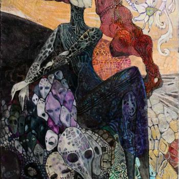 Картина под названием "Persephone" - Olga, Подлинное произведение искусства, Масло