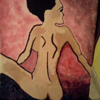 Pintura intitulada "Femme nu" por Oap, Obras de arte originais, Acrílico
