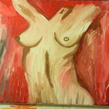 Painting titled "Nude body" by Oap, Original Artwork, Acrylic