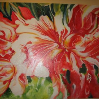 Peinture intitulée "Vibração de uma Flor" par Y.Rangell, Œuvre d'art originale