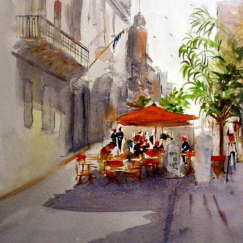 Pittura intitolato "Sarandi-Montevideo" da Orlando Buccino, Opera d'arte originale