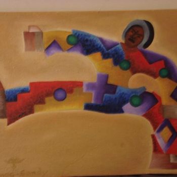Pintura titulada "Fuerza Tarabuco 3" por Fernando Lucio Ocampo-Sandy, Obra de arte original